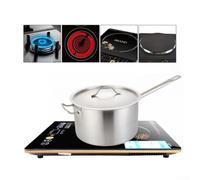 Stainless Steel Stew Pot with Solid Base Design for Reliable Performance in Home and Light Commercial For kitchens (16cm × 9.5cm)