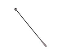 Stainless Steel Stirrer, Mixing Spoon Coffee Beverage Stirrer Cocktail Shaker Latte Spoons Long Handle Coffee Drink Swizzle Stick(Black)