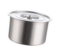 Stainless Steel Stock Pot, Stock Pot with Lid Pasta Pot Multifunctional Soup Pasta Pot for Home Kitchen Restaurant Dishwasher Safe (18cm)