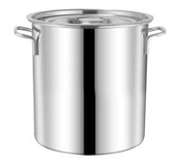 Stainless Steel Stock Pot with Lid, 10L Large Capacity Stockpots Heavy Duty Non Stick Pot, Mirror Polished Instant Stock Pot Induction Pot for Soups, Stews Cooking