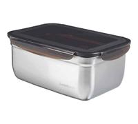 Stainless Steel Storage Canister 3.6L with Black Lid Kitchen Large New