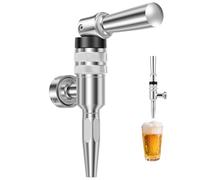 Stainless Steel Stout Beer Faucet for Pub Bar Nitro Coffee Tap Leak Proof Nitrogen Keg Faucet Compatible with Most Kegerators for Cold Brew
