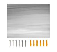 Stainless Steel Stove Backsplash Panel Ultra-Thin Flush Mount Splash Guard for Kitchen Wall, Heat & Stain Resistant, Easy Installation with Pre-Drilled Holes (30" x 24")