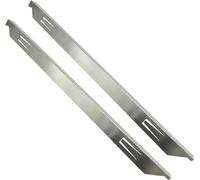 Stainless Steel Stove Counter Gap Covers - 2PCS 58.4cm Integrated Stove Gap Clips for Kitchen Cooker Work Surface
