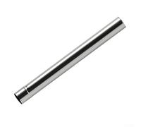 Stainless Steel Stove Pipe, Chimney Flue Liner, Stainless Steel Flue Pipe Chimney Lined Straight Wood Stove Heater Exhaust Pipe, Silver