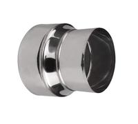 Stainless Steel Stove Pipe Reducer | Tube Connector | Chimney Flue Liner Adaptor (Ø150mm / Ø80mm)