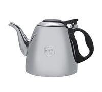 Stainless Steel Teapot, Catering Teapot Stainless Steel Stove-top Teapot Tea Coffee Pot Kettle Heat Resistant Handle(1.5L)