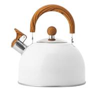 Stainless Steel Stovetop Kettle, 2.5L Fast Heating, Whistles, Even Heat Distribution, Large Capacity
