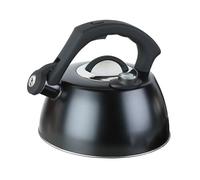 Stainless Steel Stovetop Tea Kettle with Thermometer for Pour Over Coffee & Tea, Temperature Gauge, for Gas Hob, Stovetop Kettle with Tall Whistle for Induction and Electric Hobs(2.5L)