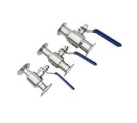 Stainless Steel Straight Ball Valve | Straight ball valve with tri-clamp connections for pipes.(38mm Ferrule 50.5,SUS304)