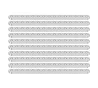 Stainless Steel Straight Brace Mending Plate, Aluminum Alloy, 4x8mm Flat Beam - High Strength, Rust , Ideal for Furniture and Hardware Repairs (3102-0015-0120)