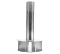 Stainless Steel Straight Drain Pipe Fitting Silver 1.77 Inch | Precision Pressed Interface, Rapid Direct Drainage, for Rain Gutter Parts and Balcony Drains