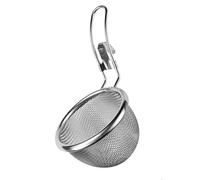 Stainless Steel Strainer Fine Mesh Oil Soup Cookware Ergonomic Handle The Luder Kitchen Gadget Fry Oil Skimmer Spoon
