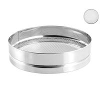 Stainless Steel Strainer Fish 30cm Hole 6x6cm Gray Pinti Inox