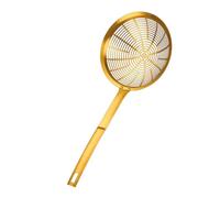 Stainless Steel Strainer Ladle for Vegetable Broth Ergonomic Handle Skimmer Household Slotted Spoon Cooking Tool