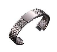 Stainless Steel Strap General Purpose Watch 18mm 20mm 22mm Wristband Replace The Strap(1 Silver,18mm)