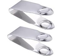 Stainless Steel Strawberry Huller Fruit Stem Remover Picker Leaf Peeler Tweezers Kitchen Gadgets For Strawberry Cherry Tomato Fruit Tools(2Pcs)