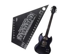 Stainless Steel String Action Ruler Guitar String Action Gauge Guitar Ruler Gauge Tool Lightweight Luthier Tools Guitarist Electric Guitar Accessories For Electric Bass