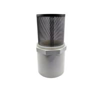 Stainless Steel Suction Strainer Filter Head with PVC Hose Connector Foot Valve Strainer for Water Pumps, Aquariums, Pools(50mm/1.97in)