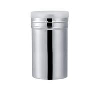 Stainless Steel Sugar Shaker with Lid - Chocolate Icing Sugar & Flour Sifter for Baking, Silver (Large)