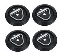 Stainless Steel Surface Mounted D Ring Tie Down Lashing Ring Trailers Trucks 4pc