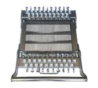 Stainless Steel Sushi & Vegetable Cutters, Manual Wire Slicer Board with 10 Thickness Settings for Precise Cutting of Ham, Tofu, Luncheon Meat & Fruits
