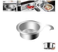 Stainless Steel Swan Sink Strainer Basket, Corner Drain Basket for Kitchen Sink, Food Catcher, Stainless Steel Filter, Multi-Purpose Kitchen Tool