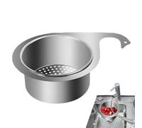 Stainless Steel Swan Sink Strainer Basket, Sink Strainer Basket, Multifunctional Drain Basket, Corner Sink Strainer, for Filter Kitchen Waste and Wash Vegetables Fruits