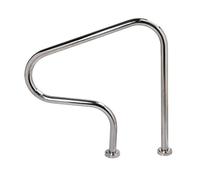 Stainless Steel Swimming Pool Handrail, Thickened Underwater Handrail for Safe Steps, Durable Deck Railing for Entry & Exit Support in Spas and Waters