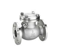 Stainless steel swing check valve, H44W-150LB, one-way check valve 2 inch DN50 80 100(304-DN80-150LB)
