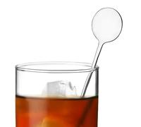 Stainless Steel Swizzle Stick Disc Stirrers by bar@drinkstuff - Pack of 4 | Cocktail Stirrers, Drink Stirrers