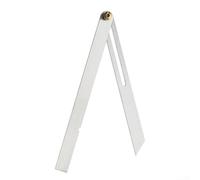 Stainless Steel T-Bevel Ruler for Woodworking, 15 cm & 25 cm Adjustable Angle Measuring Tool with Knurled Brass Nut, Dovetail Groove and Ink Marking Gauge for Cabinetmakers and DIY Craftsmen(15cm)