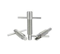 Stainless Steel T-Handle Spring Telescopic Pull Pin For Indexing And Locating M6-M16(M6)