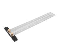 Stainless Steel T Ruler 300mm Precision Scribing Gauge for Woodworking