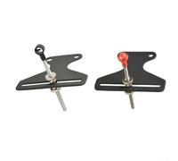 Stainless Steel T-Shape Bow Sight 1-Pin for Recurve Longbow Takedown, Simple Target Tool with Thumb Screws, Black(red)