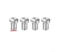 Stainless Steel Table Vise Stop 154mm for MFT Tables(4pcs 20mm) | Fits 20mm bore holes, stainless steel body, adjustable height, for ideal for table saws and router tables