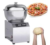 Stainless Steel Tabletop Flour Mixer, Commercial Dough Mixer 1800W Electric Dough Kneading Machine, Timing Function Dual Rotation for Home Restaurant Bakery,8Kg-220V