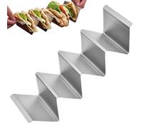 Stainless Steel Taco Holder Taco Horsder Time Tortilla Rack Serving Dish Rack Kitchen Restaurant BBQ Serving Accessory for Serving in Style