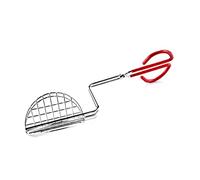 Stainless Steel Taco Shell Tongs, Taco Shell Maker, Metal Taco Press Mold with Long Handle, Kitchen Tortilla Fryer Tongs, Cooking Scissor Tongs for Homemade Fish, Beef Veggie Tacos