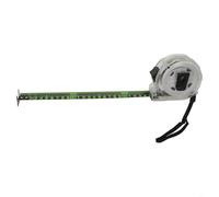 Stainless Steel Tape Measure with Fluorescent Scale and Secure Belt Clip 10x25M for Hands Operation During Multi Step Installation Processes