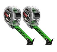 Stainless Steel Tape Measure with Fluorescent Waterproof Tape Measure, Thicken Ruler Tape with Rust and Corrosion Resistant Stainless Steel for Industrial and Home (2PCS-10M)