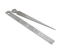 Stainless Steel Taper Feeler Gauge Ruler for Precise Gap and Aperture Measurement in Ceramic Sanitary Ware Production and Assembly Lines