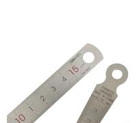 Stainless Steel Taper Feeler Gauge with Depth Measurement Capability for Use in Automotive Windshield Installation and Die Setting Tasks