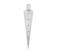 Stainless Steel Taper Gap Gauge 5-30mm, Wedge Feeler Tool for Hole