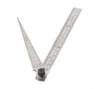Stainless Steel Taper Gauge for Measuring Bore Diameters Slot Widths and Aperture Gaps Using 1-15mm Wedge and 170mm Ruler Combination