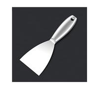 Stainless Steel Taping Knives Stiff Steel Metal Drywall Stiff Putty Knife Wall Scrapers for Drywall, Putty, Decals, Wallpaper, Baking,5 inch (Size : 3 inch)