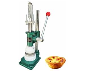 Stainless Steel Tart Shell Press, Manual Custard Tart Maker, Hand Press Tool for Mini Pies & Pastries, Durable Egg Tart Mold