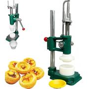 Stainless Steel Tart Shell Press, Manual Egg Tart Shell Making Machine for Baking, Pie, Waffle Shells, Ideal for Home Bakers & Professional Kitchens