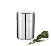 Stainless Steel Tea Airtight Canister Multipurpose Food Storage Can Coffee Canister Food Storage Canister for Caddy Flour Canister Sealed Storage Jar for Oatmeal Cookie Coffee Bean Sugar Tea (400ml)
