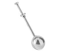 Stainless Steel Tea Ball Infuser Retractable Tea Filter Strainer with Long Handle for Loose Leaf Tea Green Black Pu'er Scented Tea Kitchen Tool 304 Stainless Steel Silver 7.1 Inch